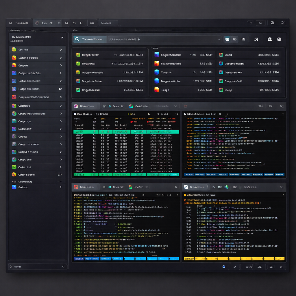 Xshell 多标签管理界面展示